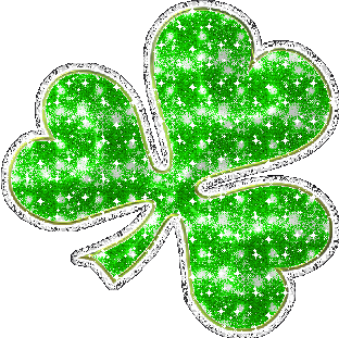 glittery shamrock glittery shamrock